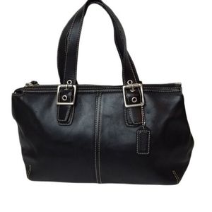 COACH Hampton black tote shoulder bag